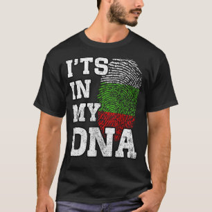It's In My DNA Bulgarian Fingerprint Proud Bulgari T-Shirt