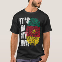 IT'S IN MY DNA Cameroon Flag Boy Girl Gift