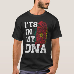 It's In My DNA Cameroonian Fingerprint Proud Camer T-Shirt
