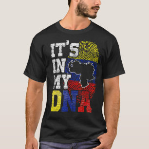 Its In My Dna Caracas Pride Venezuela Flag Venezu T-Shirt