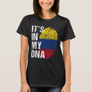 It's in My DNA colombian proud men women kids colo T-Shirt