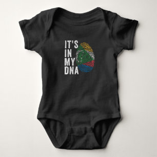 It's In My DNA - Comoros Flag Baby Bodysuit