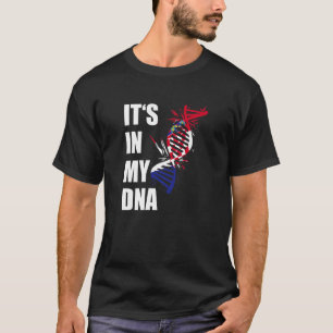 It's In My Dna Croatian Flag Origin Croatia Roots T-Shirt