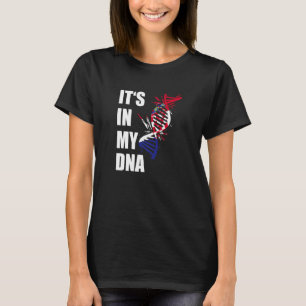 It's In My Dna Croatian Flag Origin Croatia Roots T-Shirt
