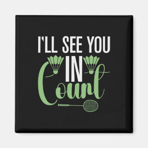 It's In My Dna Dminton Shuttle Racket Dminton Play Magnet