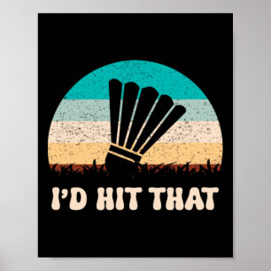 It's In My Dna Dminton Shuttle Racket Dminton Play Poster
