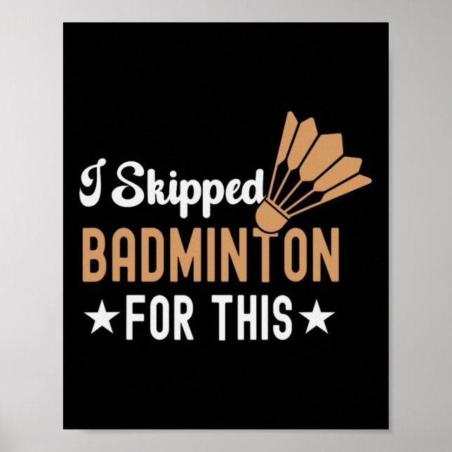 It's In My Dna Dminton Shuttle Racket Dminton Play Poster (Front)
