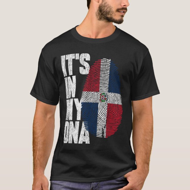 It's In My DNA Dominican Shirt Proud Gift (Front)