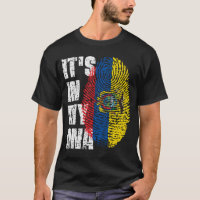 IT'S IN MY DNA Ecuador Flag Boy Girl Gift