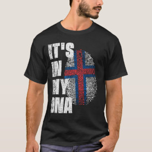 IT'S IN MY DNA Faroe Islands Flag T-Shirt