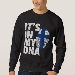 Its In My Dna Finland Flag Pride National Country Sweatshirt