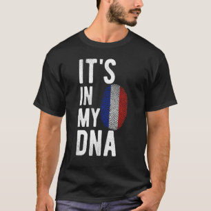 IT'S IN MY DNA French Flag France Pride Men Women T-Shirt
