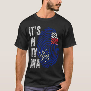 IT'S IN MY DNA French Southern Territories Flag  T-Shirt