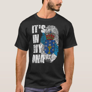 It's In My Dna Galicia Flag Galician T-Shirt