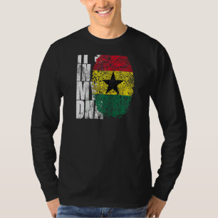 It's In My Dna Ghanaian African American Ghana Fl T-Shirt