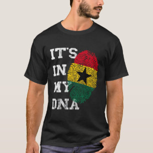 It'S In My Dna Ghanaian Genetic Ghana African Ghan T-Shirt
