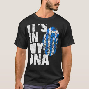 Its In My Dna Greek Greece Flag Pride National Cou T-Shirt