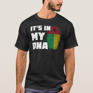 It's In My DNA Guinea Bissau Flag Fingerprint Men T-Shirt