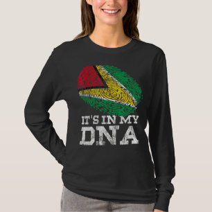 It's In My Dna Guyana Country Flag Genes Vintage G T-Shirt