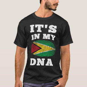 Its In My DNA Guyana Flag Guyanese T-Shirt