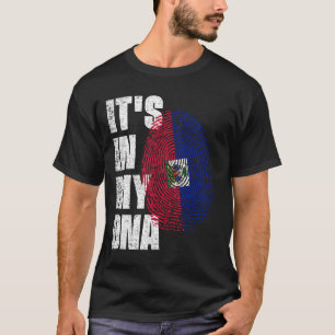 IT'S IN MY DNA Haiti Flag T-Shirt