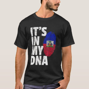It's In My Dna Haiti Haitian Flag Pride T-Shirt