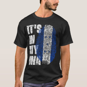 IT'S IN MY DNA Honduras Flag Boy Girl Gift T-Shirt
