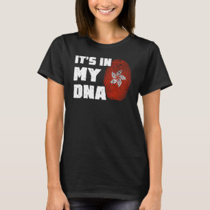 It's In My DNA Hong Kong Flag Fingerprint Men Wome T-Shirt