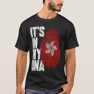 It's In My DNA Hong Kong Proud Hong Kong Flag T-Shirt