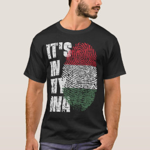 IT'S IN MY DNA Hungary Flag Boy Girl Gift T-Shirt