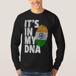 IT'S IN MY DNA India Flag Indian Men Women T-Shirt