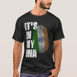 IT'S IN MY DNA India Flag T-Shirt