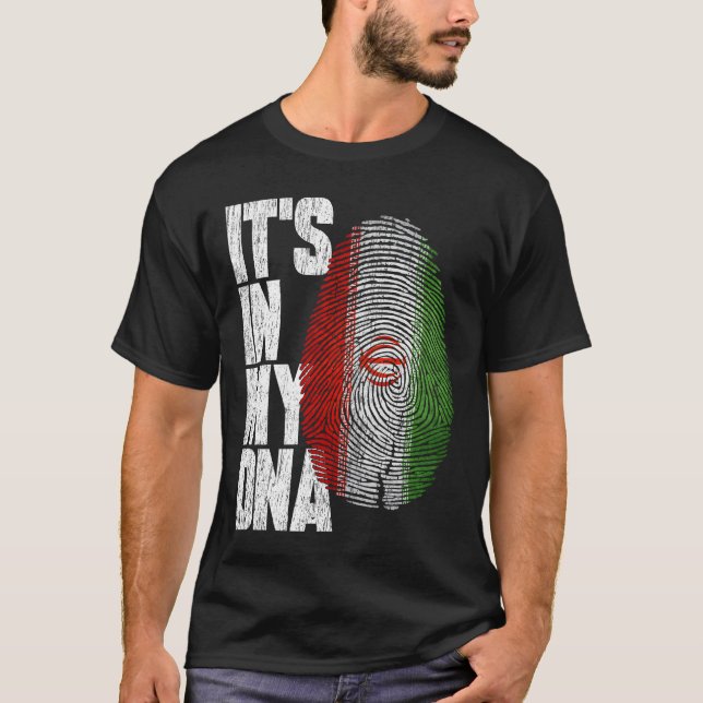 It's In My DNA Iranian Shirt Proud Gift Iran Flag (Front)