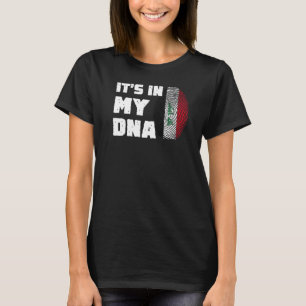 It's In My DNA Iraq Flag Fingerprint Men Women T-Shirt