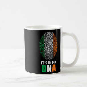 It's In My Dna Ireland Irish Flag Gifts Men Women Coffee Mug
