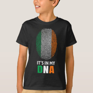It's In My Dna Ireland Irish Flag Gifts Men Women T-Shirt