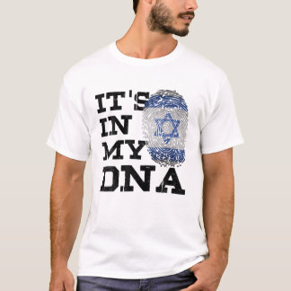 It's In My DNA Israeli I Love Israel Flag Jewish G T-Shirt
