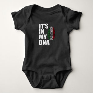 It's In My DNA Italy Italian Flag Baby Bodysuit