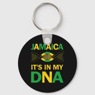 It's In My Dna Jamaican Independence Day Since 196 Keychain