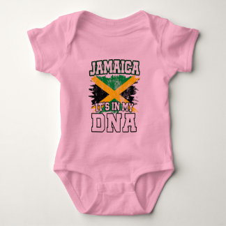 It's In My DNA Jamaican Pride Jamaica Flag Lover Baby Bodysuit