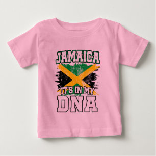 It's In My DNA Jamaican Pride Jamaica Flag Lover Baby T-Shirt