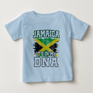 It's In My DNA Jamaican Pride Jamaica Flag Lover Baby T-Shirt