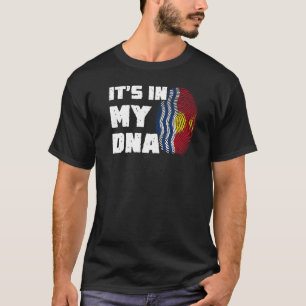 It's In My DNA Kiribati Flag Fingerprint Men Women T-Shirt