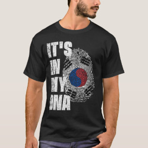 IT'S IN MY DNA Korea Flag T-Shirt