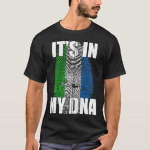 It's In My DNA Krio Flag Zip  T-Shirt