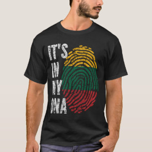 IT'S IN MY DNA Lithuania Flag Men Women Kids T-Shirt