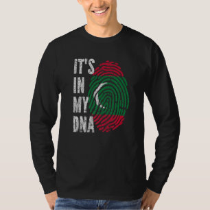 It's In My Dna Maldives Flag Maldivan T-Shirt