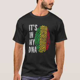 IT's IN MY DNA Mali Flag Funny Malian T-Shirt