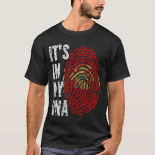 IT'S IN MY DNA Montenegro Flag Men Women Kids T-Shirt