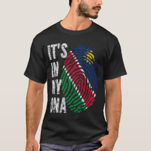 IT'S IN MY DNA Namibia Flag Men Women Kids T-Shirt